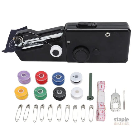 Handheld Sewing Machine Smoothing Stitching Portable Electric Sewing Tool for Home Travel Black - Appliances > Washers