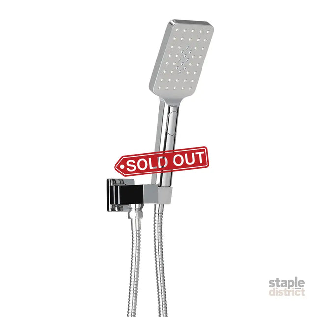 Handheld Shower Head Holder 3.1’’ High Pressure Silver - Furniture > Bathroom > Shower Heads & Screens