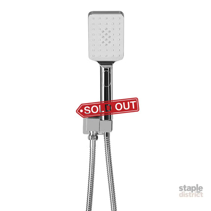 Handheld Shower Head Holder 3.1’’ High Pressure Silver - Furniture > Bathroom > Shower Heads & Screens