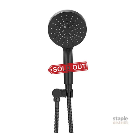 Handheld Shower Head Holder 4.7’’ High Pressure Black - Furniture > Bathroom > Shower Heads & Screens