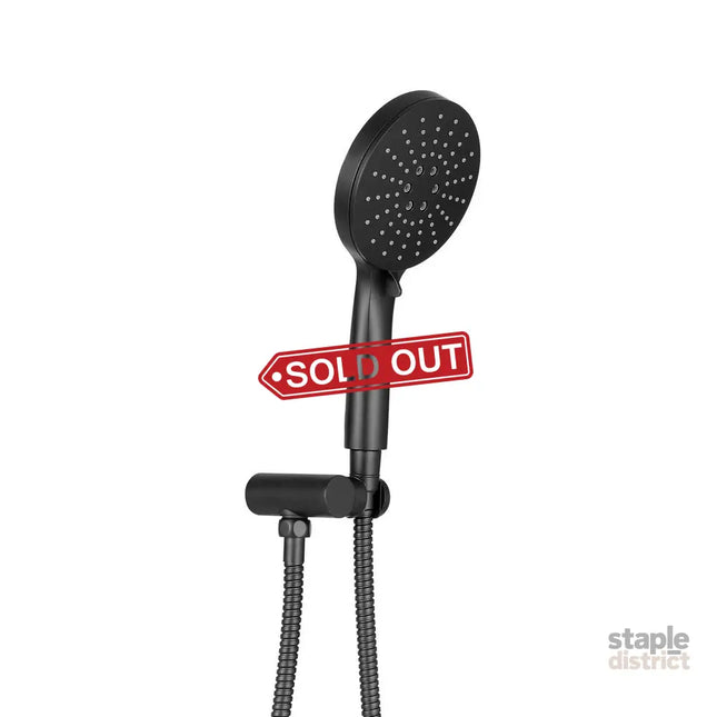 Handheld Shower Head Holder 4.7’’ High Pressure Black - Furniture > Bathroom > Shower Heads & Screens