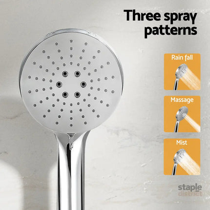 Handheld Shower Head Holder 4.7’’ High Pressure Silver - Furniture > Bathroom > Shower Heads & Screens