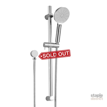 Handheld Shower Head Wall Holder 4.7’’ High Pressure Adjustable 3 Modes Chrome - Furniture > Bathroom > Shower Heads &