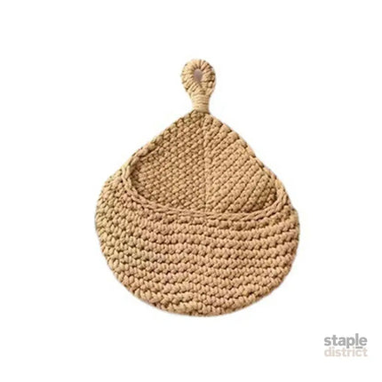 Hanging Wall Organizer Vegetable Fruit Basket Kitchen Storage Pouch Bag Diy 6Size - L - Commercial > Packaging >