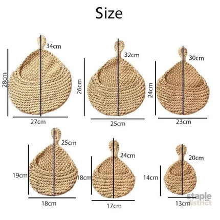 Hanging Wall Organizer Vegetable Fruit Basket Kitchen Storage Pouch Bag Diy 6Size - M - Commercial > Packaging >