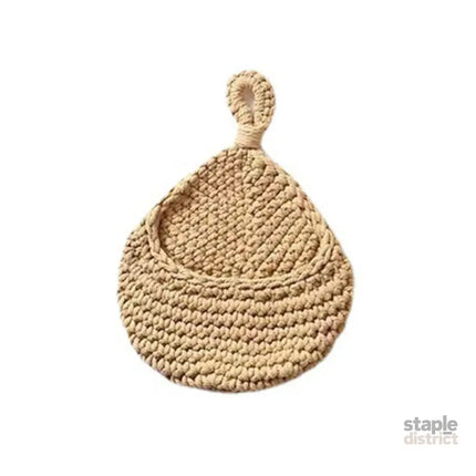 Hanging Wall Organizer Vegetable Fruit Basket Kitchen Storage Pouch Bag Diy 6Size - M - Commercial > Packaging >