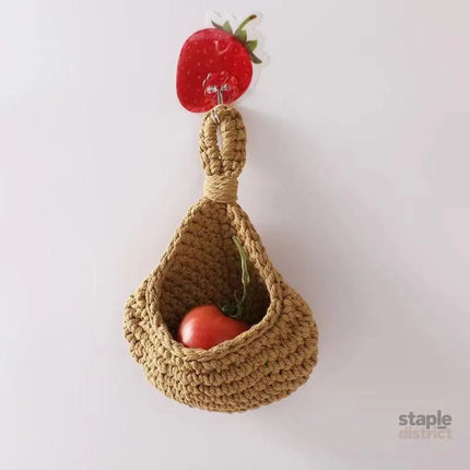 Hanging Wall Organizer Vegetable Fruit Basket Kitchen Storage Pouch Bag Diy 6Size - XXL - Commercial > Packaging >