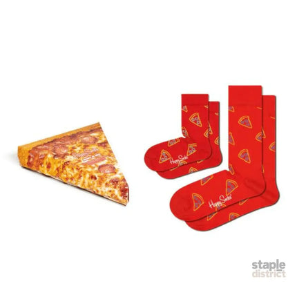 Happy Socks Pizza Socks Mini & Me 2 Pack 41/0-12M-2006733335245754368