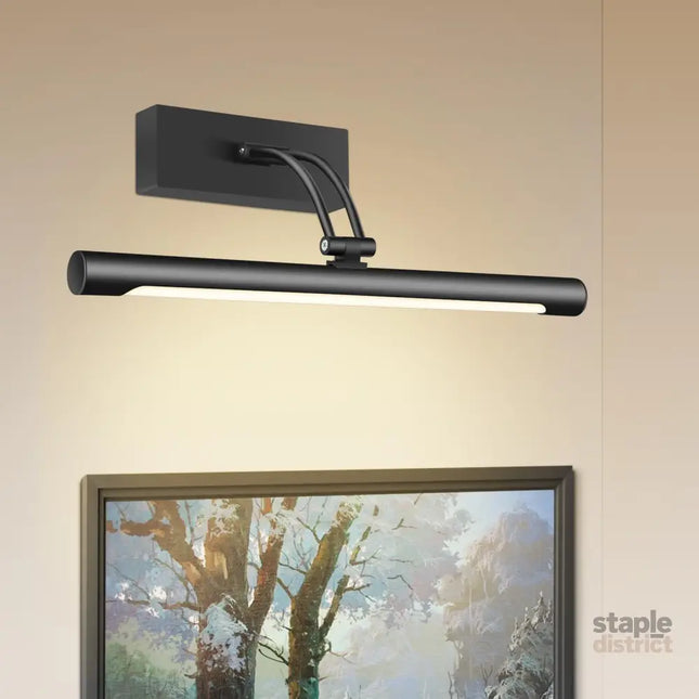 Hardwired Picture Light for Wall Black,14 inch Night Light LED Wall Sconces for Pictures,Dart Board Lights Wall Lights