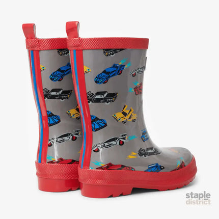 HATLEY Shiny Kids Rain Boots | Cars size 12-2006733331525406721