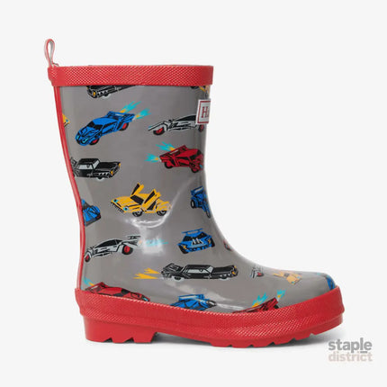 HATLEY Shiny Kids Rain Boots | Cars size 12-2006733331525406720