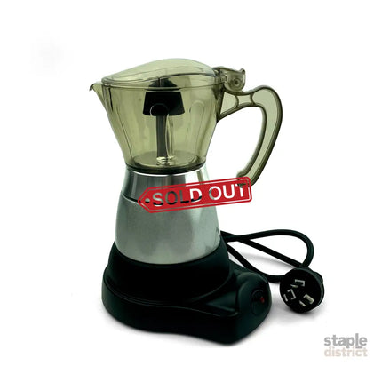 High Pressure Electric Moka Coffee Maker/Cafeteria Espresso 4Cup PC & Aluminum Moka Coffee Pot - Appliances > Kitchen