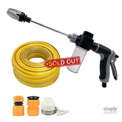 High Pressure Long Pole Water Spray Nozzle Household Car Wash Cleaning Sprayer - Car Wash Sprayer Set - Auto