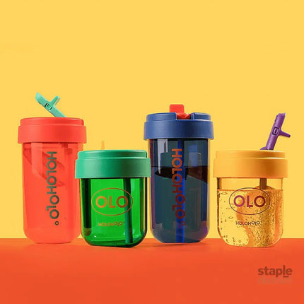 HOLOHOLO Heat-Resistant Reusable Coffee Cup Blue 300ml-2006733460005326851