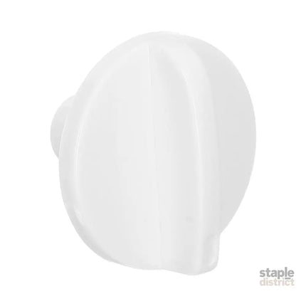 HOOWIFFY Appliance Temperature Knob Thermostat Control Knob Plastic White 1Pcs for Display Cabinet - Appliances >