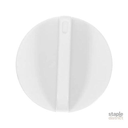 HOOWIFFY Appliance Temperature Knob Thermostat Control Knob Plastic White 1Pcs for Display Cabinet - Appliances >