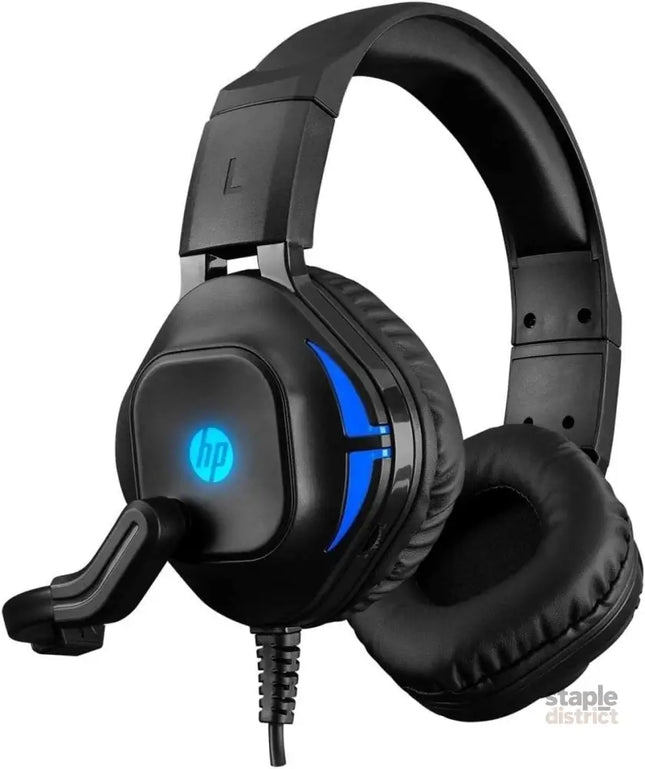 HP DHE-8002 Wired Gaming Headset for PC / Laptop -USB +3.5mm with LED - Electronics > Headphones and Earphones > Over