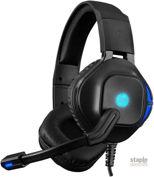 HP DHE-8002 Wired Gaming Headset for PC / Laptop -USB +3.5mm with LED - Electronics > Headphones and Earphones > Over