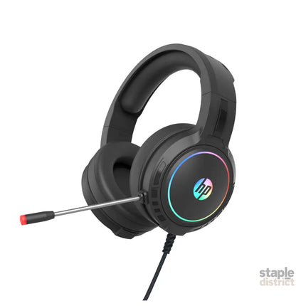 HP DHE-8006 Wired USB 7.1 Surround Sound Gaming Headset RGB LED for PC / Laptop-USB - Electronics > Headphones and