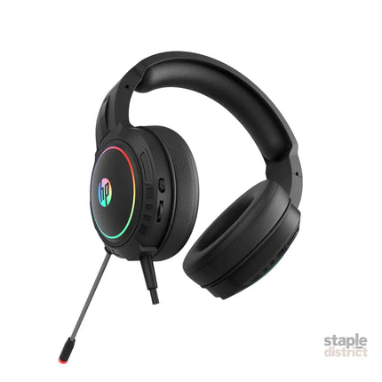HP DHE-8006 Wired USB 7.1 Surround Sound Gaming Headset RGB LED for PC / Laptop-USB - Electronics > Headphones and