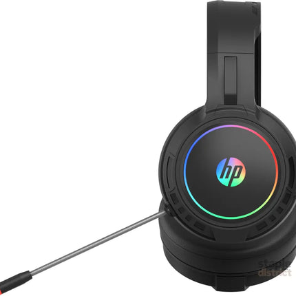 HP DHE-8006 Wired USB 7.1 Surround Sound Gaming Headset RGB LED for PC / Laptop-USB - Electronics > Headphones and