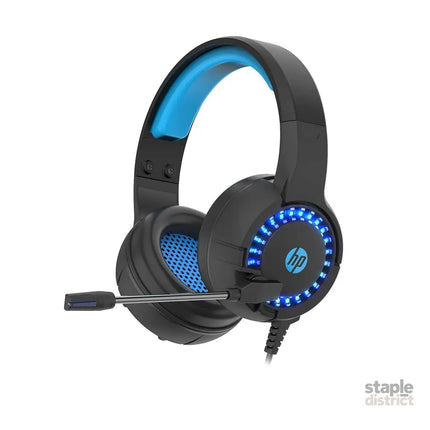 HP DHE-8010UM Wired Stereo Gaming Headpset - USB + 3.5mm with LED - Electronics > Headphones and Earphones > Over Ear