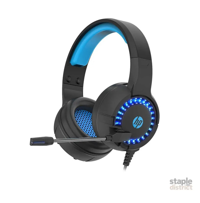 HP DHE-8010UM Wired Stereo Gaming Headpset - USB + 3.5mm with LED - Electronics > Headphones and Earphones > Over Ear