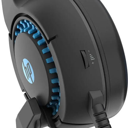 HP DHE-8010UM Wired Stereo Gaming Headpset - USB + 3.5mm with LED - Electronics > Headphones and Earphones > Over Ear