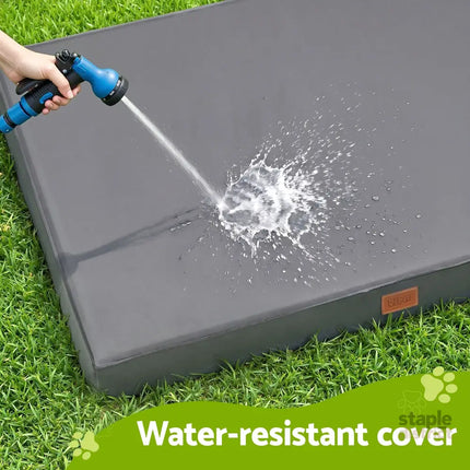 i.Pet Dog Bed XL Water-resistant Egg Crate Foam Orthopedic Pet Mat Grey - Pet Care > Dog Supplies > Dog Beds