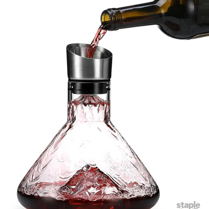 CARLA HOME Iceberg Wine Decanter with Aerator Filter and Lid - Appliances > Fridges & Freezers > Fridges