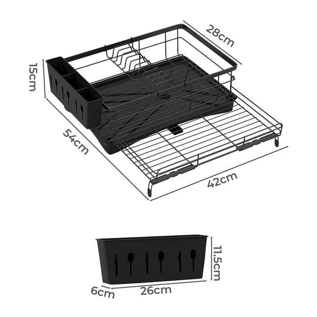 Toque Expandable Drain Drying Rack Dish Bowl Holder-2029387209609711618
