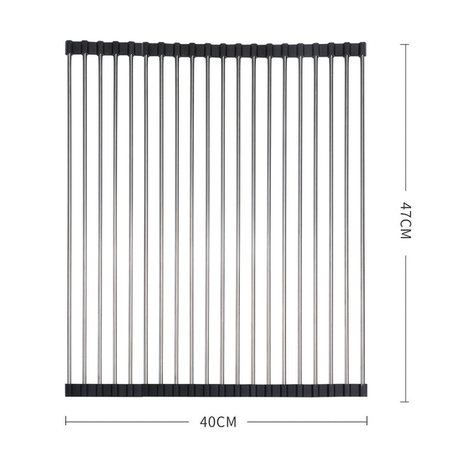 TOQUE Stainless Steel Dish Drying Rack-2006733058392330242