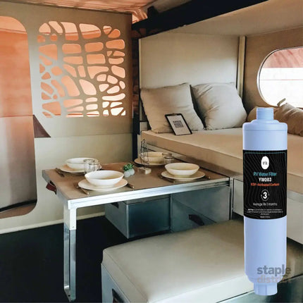 Inline Water Filter - RV Caravan Hose - Activated Carbon KDF Cartridge - YW003 - Appliances > Kitchen Appliances >