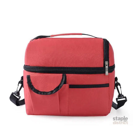 Insulated Lunch Bag Box Tote Cooler For Women Men Hot Cold Food Thermal - Light Blue - Outdoor Recreation > Iceboxes &