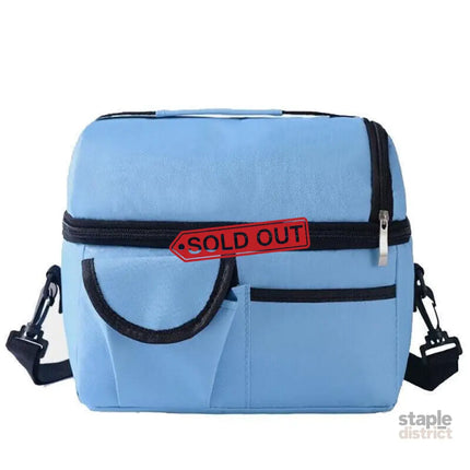 Insulated Lunch Bag Box Tote Cooler For Women Men Hot Cold Food Thermal - Rose Red - Outdoor Recreation > Iceboxes &