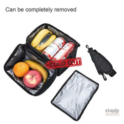 Insulated Lunch Bag Box Tote Cooler For Women Men Hot Cold Food Thermal - Rose Red - Outdoor Recreation > Iceboxes &