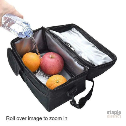 Insulated Lunch Bag Box Tote Cooler For Women Men Hot Cold Food Thermal - Wine Red - Outdoor Recreation > Iceboxes &