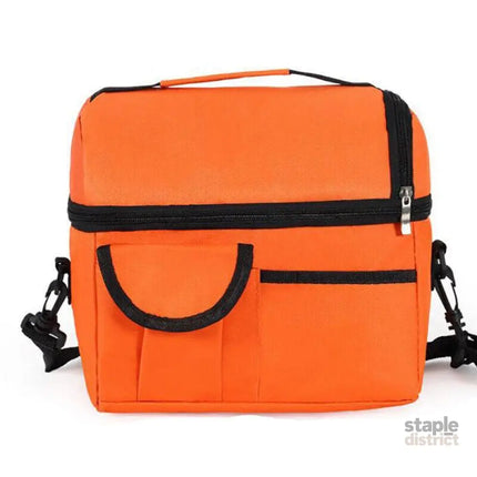 Insulated Lunch Bag Box Tote Cooler For Women Men Hot Cold Food Thermal - Wine Red - Outdoor Recreation > Iceboxes &