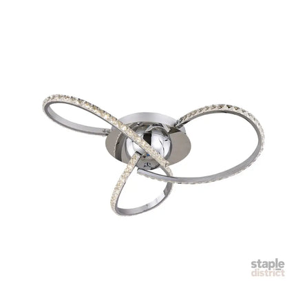 Irie Dimmable 3 Lights LED Ceiling Light - Chrome - Home & Garden > Lighting > Ceiling Lights