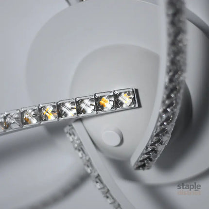 Irie Dimmable 3 Lights LED Ceiling Light - White - Home & Garden > Lighting > Ceiling Lights