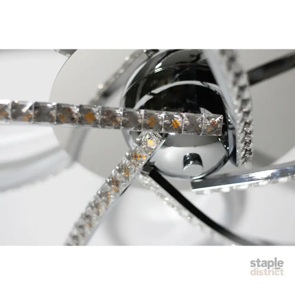 Irie Dimmable 5 Lights LED Ceiling Light - Chrome - Home & Garden > Lighting > Ceiling Lights