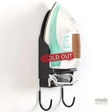 Iron Stand Double Hook Storage Rack Hanging Iron Holder for Home Organisation - White - Appliances > Washers Dryers &