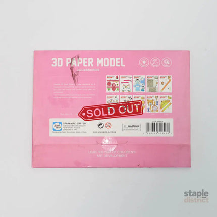 Joan Miro 3D Paper Model Accessories-2006733372851884033