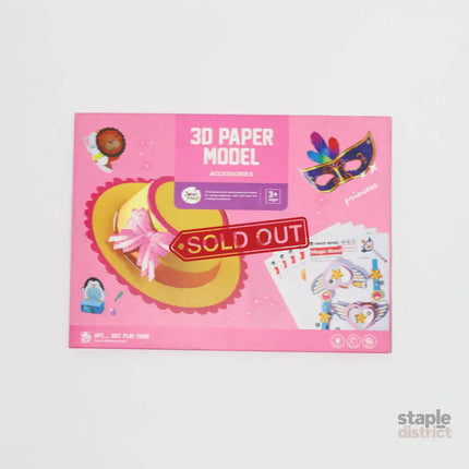 Joan Miro 3D Paper Model Accessories-2006733372851884032