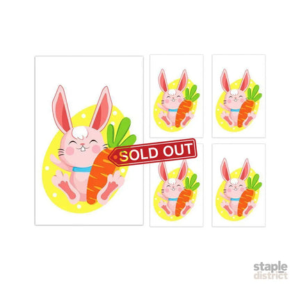 Jumping Sack Race Bags 5pcs Set for Outdoor Garden Party Family Group Activity Game - Rabbit - Baby & Kids > Baby &