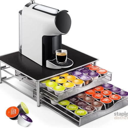 CARLA HOME K-Cup Coffee Pod Drawer for 72 Coffee Pods Storage for Home Kitchen Counter Organizer - Appliances > Kitchen