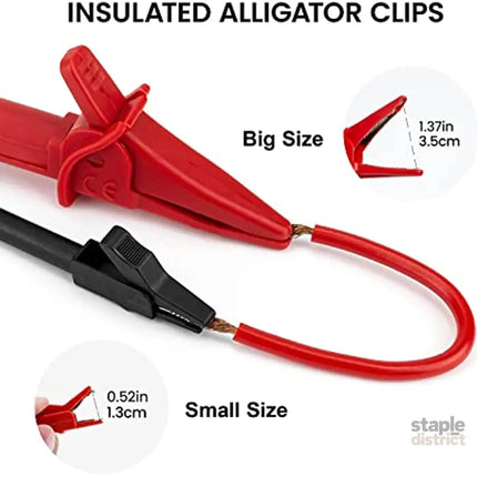 KAIWEETS 23PCS Multimeter Test Leads Kit with Replaceable Precision Probes Set and Alligator Clips Test Probes Test