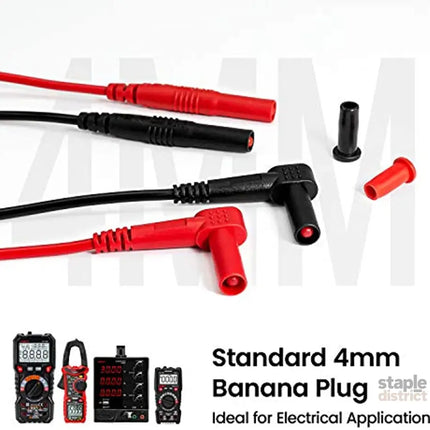 KAIWEETS 23PCS Multimeter Test Leads Kit with Replaceable Precision Probes Set and Alligator Clips Test Probes Test