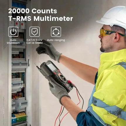 KAIWEETS HT118E Digital Multimeter TRMS 20000 Counts with Higher Resolution Auto-Ranging Voltmeter Accurately Measures