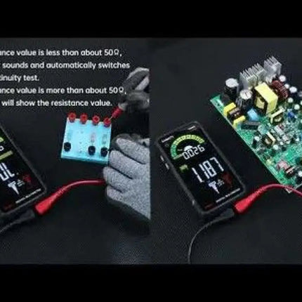 KAIWEETS Smart Multimeter Rechargeable Electrical Tester with Auto Ranging Digital Voltmeter Measures Voltage Current